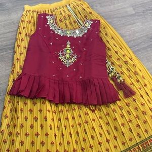 Kids designer lehenga /gagra choli